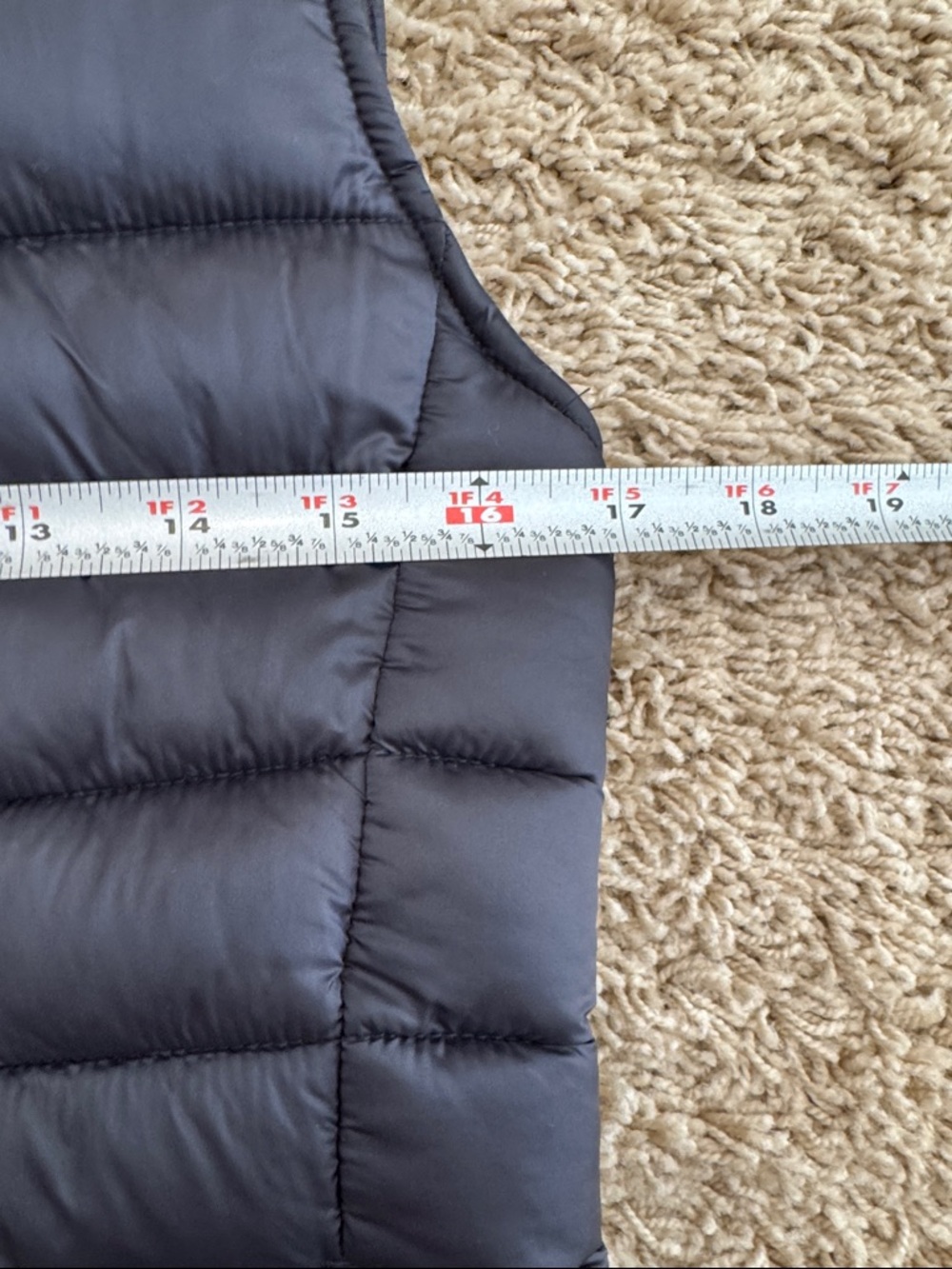 Save the Duck Womens Plumtech Puffer Vest in Dark Gray, Animal Free, sz XS - Picture 14 of 16